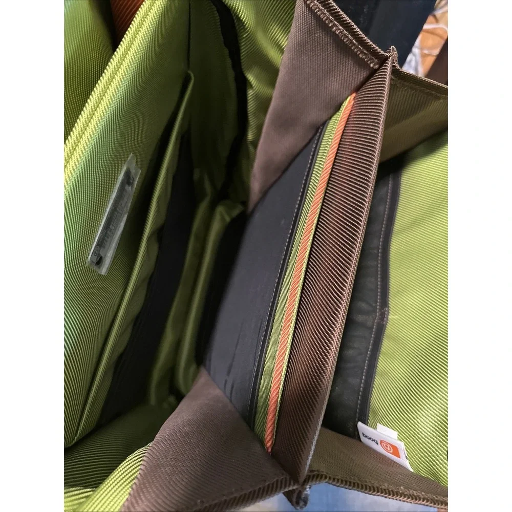 Booq Laptop Bag Brown Ballistic Nylon Messenger Briefcase 17